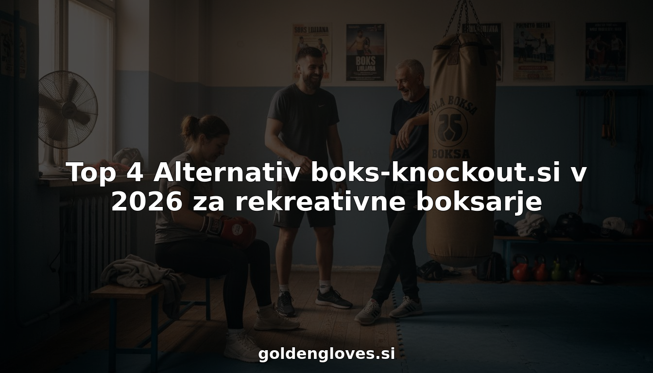 Boksarji v ljubljanski telovadnici pilijo svojo formo in trenirajo za naslednje izzive.