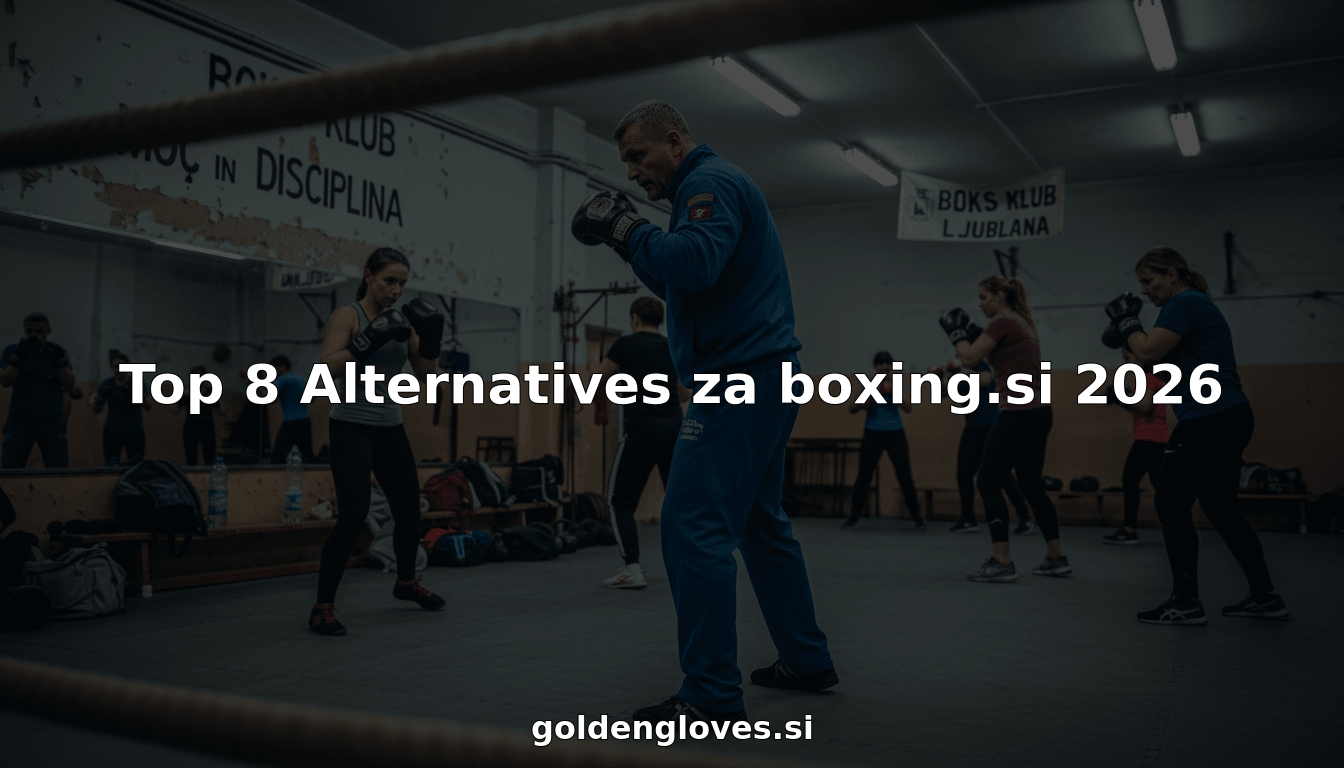 Skupinski trening boksa v Ljubljani