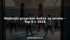 V ljubljanskem fitnesu se otroci navdušeno učijo boksarskih veščin.