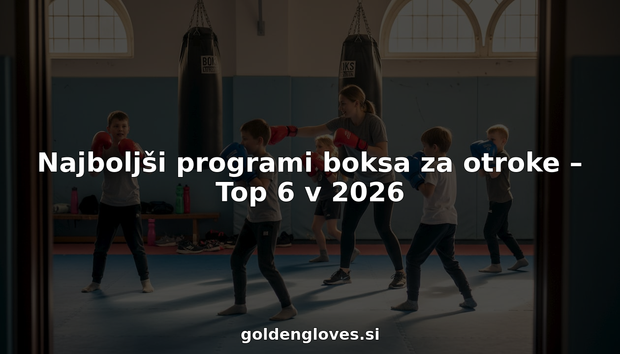 V ljubljanskem fitnesu se otroci navdušeno učijo boksarskih veščin.