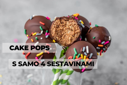 Proteinski cake pops s samo 4 sestavinami